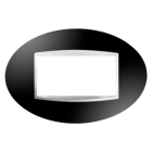 Gewiss - PLAQUE APPAREILLAGE ART 4P NO TONER - GW16304TN