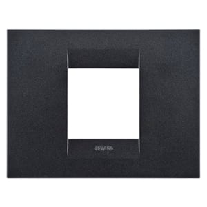 Gewiss - PLAQUE APPAREILLAGE GEO 2P ARDOISE - GW16402VA