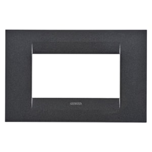 Gewiss - PLAQUE GEO 4P ARDOISE