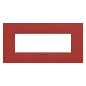 Gewiss - PLAQUE APPAREILLAGE GEO 6P RUBIS - GW16406VR