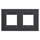 Gewiss - PLAQUE GEO INT. 2+2P H ARDOISE