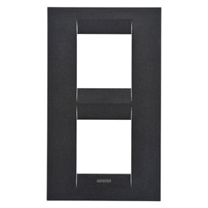 Gewiss - PLAQUE GEO INT. 2+2P V.E. 71 ARDOISE