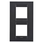 Gewiss - PLAQUE GEO INT. 2+2P V.E. 71 ARDOISE