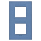 Gewiss - PLAQUE GEO INT. 2+2P V.E. 71 BLEU MER