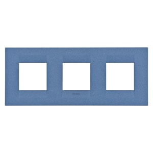 Gewiss - PLAQUE GEO INT. 2+2+2P H BLEU MER