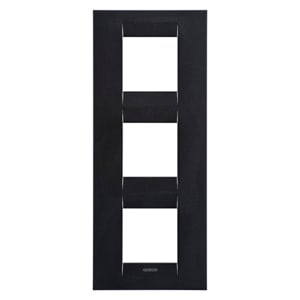 Gewiss - PLAQUE GEO INT. 2+2+2P V ARDOISE