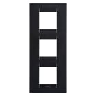 Gewiss - PLAQUE GEO INT. 2+2+2P V ARDOISE