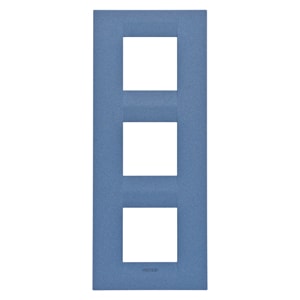 Gewiss - PLAQUE GEO INT. 2+2+2P V BLEU MER