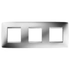 Gewiss - PLAQUE ONE INT. 2+2+2P H CHROME
