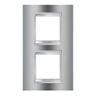 Gewiss - PLAQUE APPAREILLAGE LUX INT. 2+2P V.E. 71 CHROME - GW16224MC
