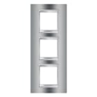 Gewiss - PLAQUE LUX INT. 2+2+2P V CHROME