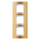 Gewiss - PLAQUE APPAREILLAGE LUX INT. 2+2+2P V OR - GW16227MO