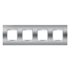 Gewiss - PLAQUE LUX INT. 2+2+2+2P H CHROME