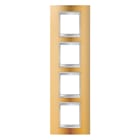 Gewiss - PLAQUE LUX INT. 2+2+2+2P V OR