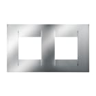 Gewiss - PLAQUE GEO INT. 2+2P H CHROME