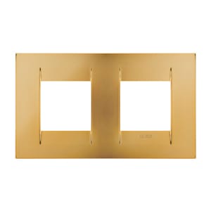 Gewiss - PLAQUE APPAREILLAGE GEO INT. 2+2P H OR - GW16423MO