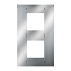 Gewiss - PLAQUE APPAREILLAGE GEO INT. 2+2P V.E. 71 CHROME - GW16424MC
