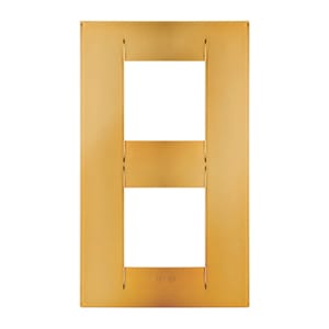 Gewiss - PLAQUE APPAREILLAGE GEO INT. 2+2P V.E. 71 OR - GW16424MO