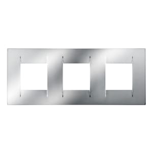 Gewiss - PLAQUE GEO INT. 2+2+2P H CHROME