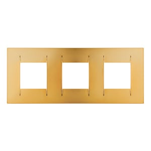 Gewiss - PLAQUE APPAREILLAGE GEO INT. 2+2+2P H OR - GW16426MO