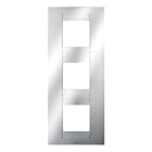 Gewiss - PLAQUE GEO INT. 2+2+2P V CHROME