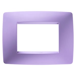 Gewiss - PLAQUE ONE 3P AMETHYST VIOLET