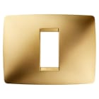 Gewiss - ONE PLATE 1 GANG GOLD