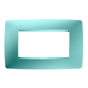 Gewiss - PLAQUE ONE 4P BLEU CARAIBES