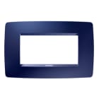 Gewiss - PLAQUE APPAREILLAGE ONE 4P BLEU TOPAZE - GW16104TT