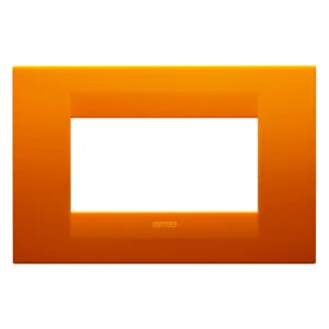 Gewiss - PLAQUE GEO 4P ORANGE OPAL