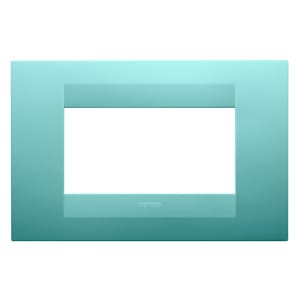 Gewiss - PLAQUE APPAREILLAGE GEO 4P BLEU CARAIBES - GW16404TL