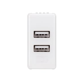 Gewiss - ALIMENTATORE DOPPIO USB 1M SY/WT