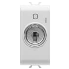 Gewiss - B-P 1M 2P NO 10A+CLÉ BL