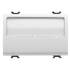 Gewiss - B-P 3M 1P NO 10A PORTE-ETIQ. LUM. BL