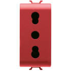 Gewiss - PRISE 1M 2P+T 16A BIV.P17-11 STD I ROUGE