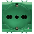 Gewiss - PRISE 2M 2P+T 16A BIV. STD I/D VERT AB
