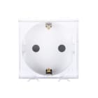 Gewiss - PRESA 2M 2P+T 16A ST.TED. CON COPERCHIO