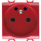 Gewiss - PRISE 2M 2 P+T 16A CÂB.RAPIDE FR.ROUGE