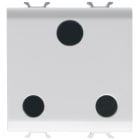 Gewiss - PRISE 2M 2 P+T 15A STD ANGLAIS BL