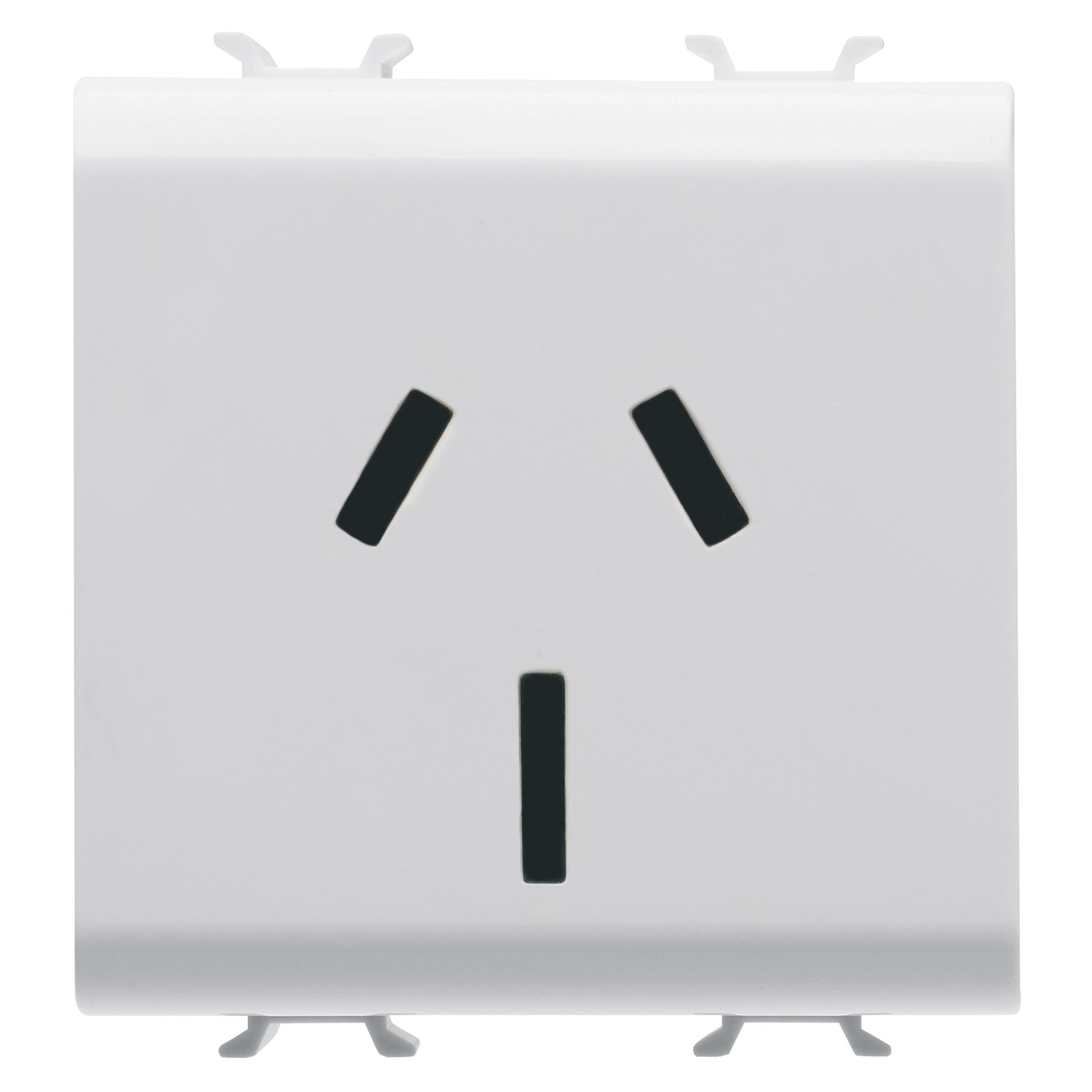 Gewiss - PRISE 2M 2 P+T 15A STD AUSTRALIEN BL - GW10307