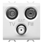 Gewiss - PRISE TV+FM+SAT 2M BL