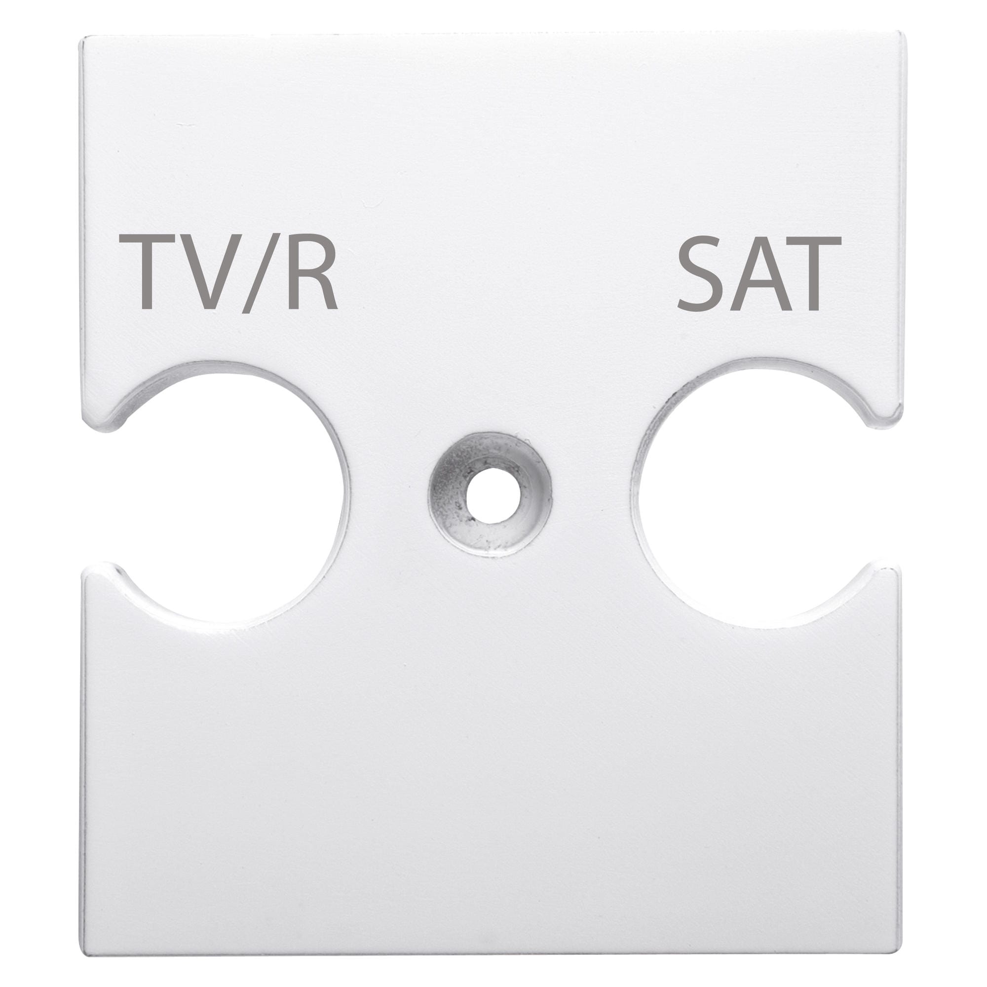 Gewiss - SUPPORT POUR PRISES TV-R-SAT CH/WT