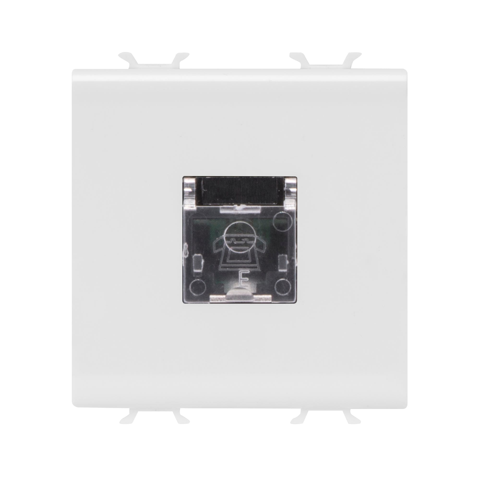 Gewiss - CONNETTORE TELEFONICO RJ11 2M BIANCO