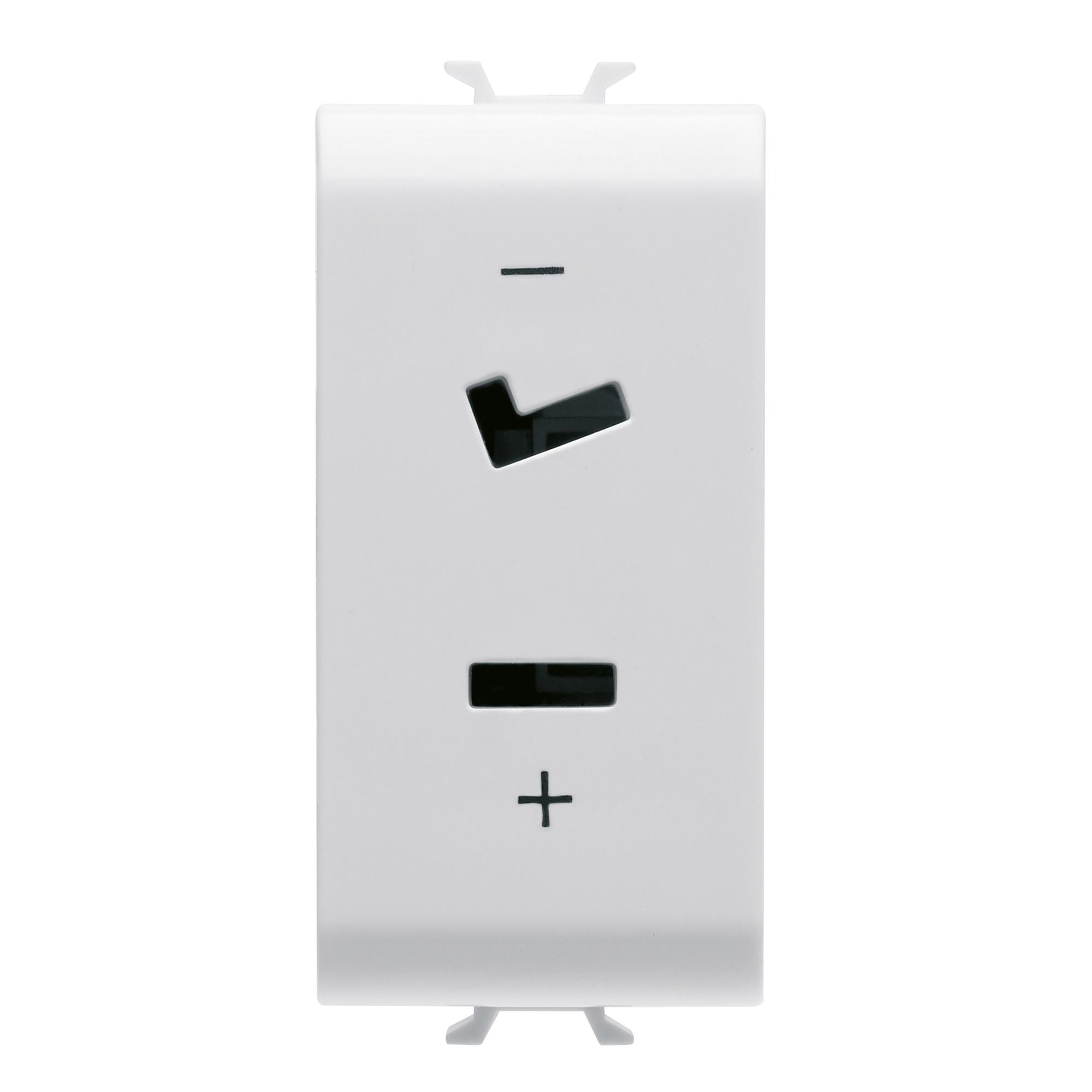 Gewiss - PRISE TBTS 2P 6A 24V POLARISÉE 1M BL.
