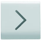 Gewiss - TOUCHE INTERCHANGEABLE 'FLECHE H' BL.