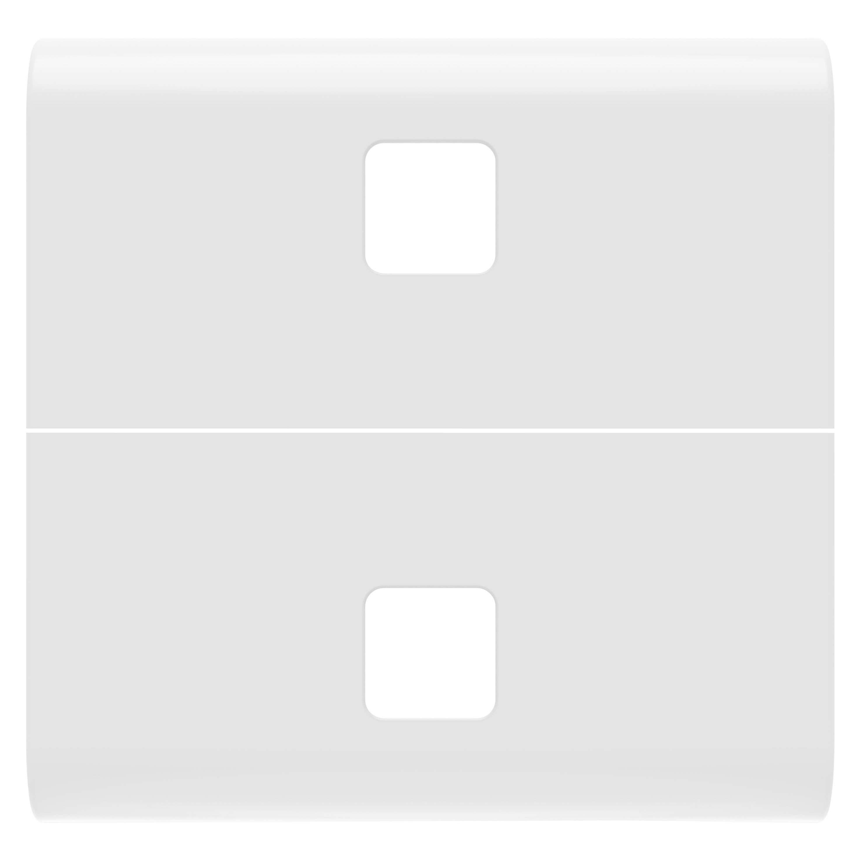 Gewiss - TOUCHE INTER. AXIAL 2 LENTILLES 2P BLANC