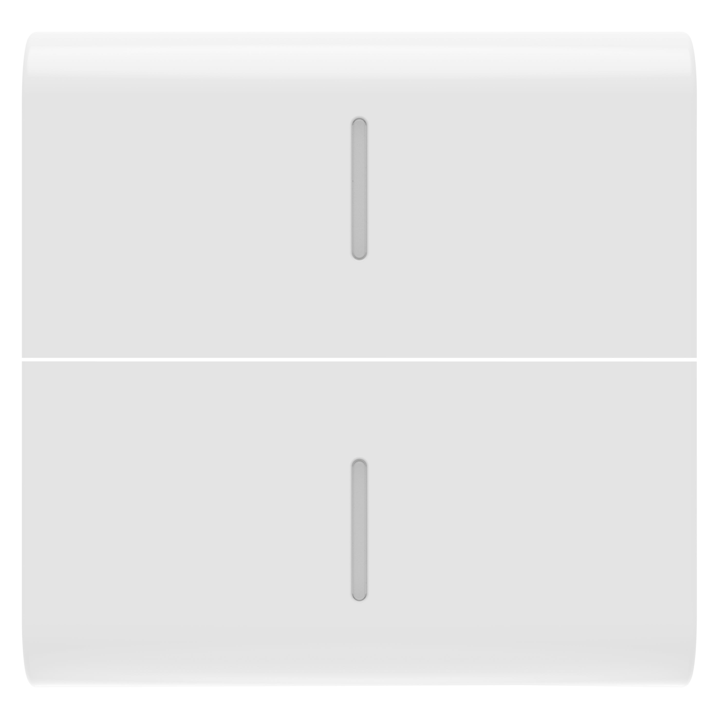 Gewiss - TOUCHE INTER. AXIAL 2 DIFFUSEURS 2P BLNC