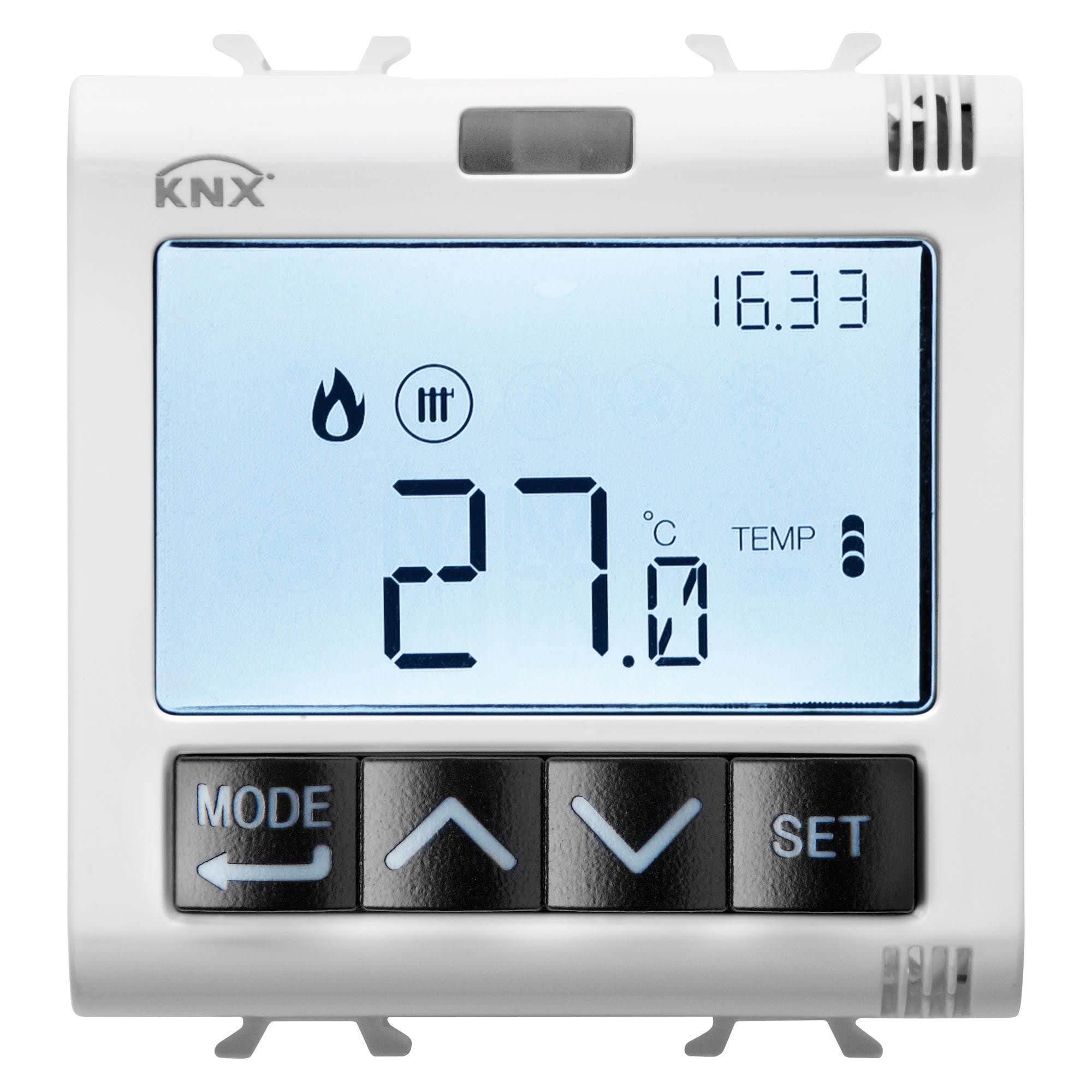 Gewiss - TERMOSTATO T+H EASY INCASSO BIANCO