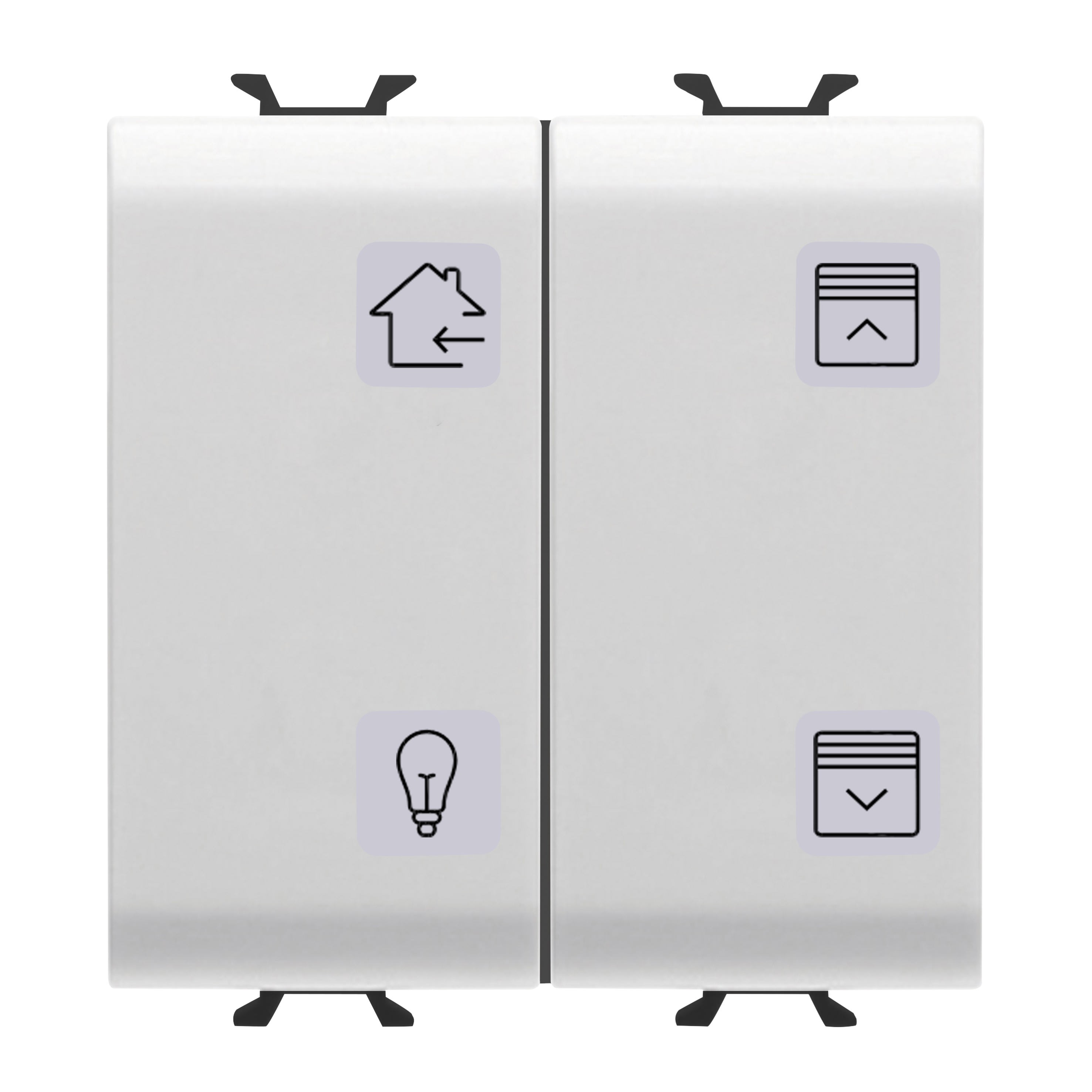 Gewiss - PULSANTIERA 4 CANALI KNX - BIANCO