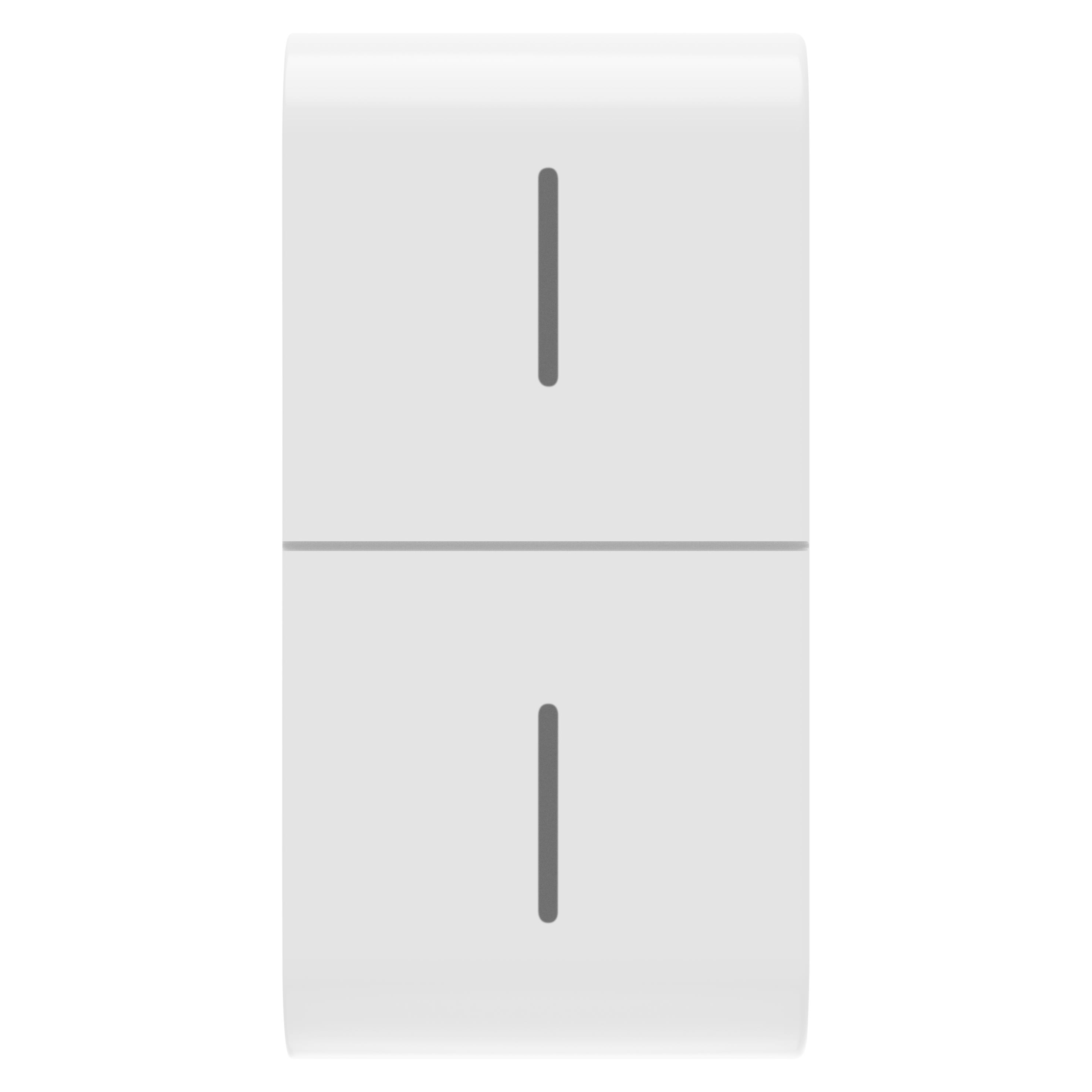 Gewiss - TOUCHE BOUTON-POU. CONN. ECO - 1P BLANC